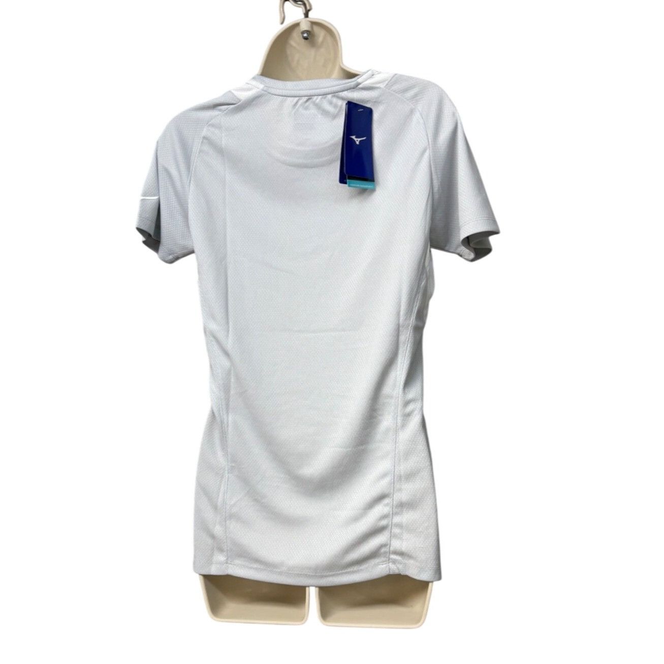 Mizuno Mizuno Women’s Softball Crew Neck Jersey, Gray/White, Sz. S Size S / US 4 / IT 40 - 4 Thumbnail