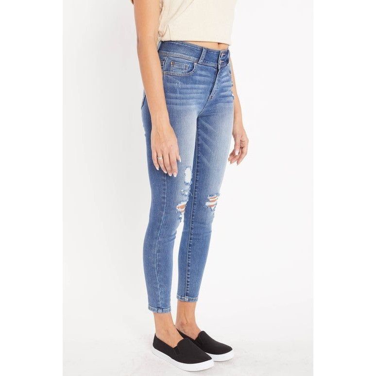 Other En Jean High Rise Ankle Skinny Size 0/24 Size 24" / US 00 / IT 34 - 8 Thumbnail
