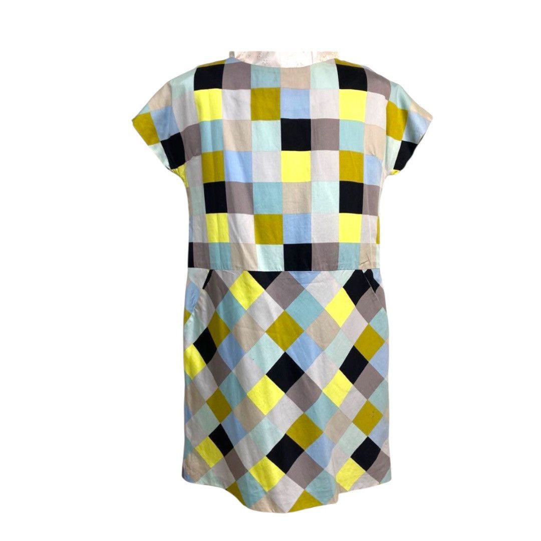 Marimekko Marimekko TASAR Colorful Checker Mini Dress Geometric 34/XS Size XS / US 0-2 / IT 36-38 - 1 Thumbnail