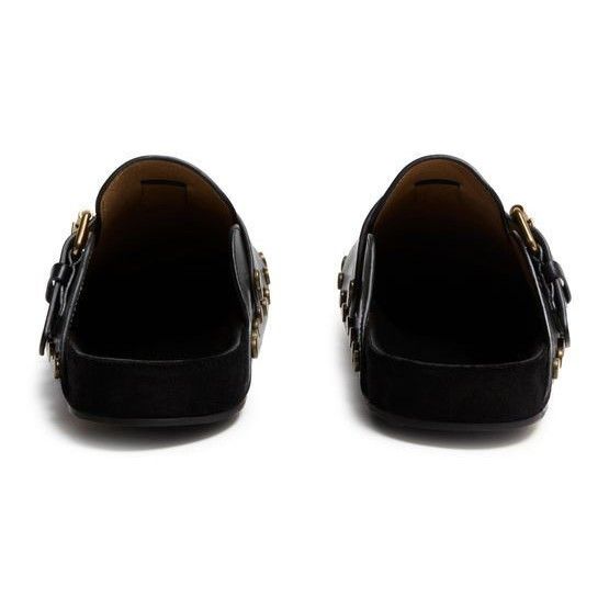 Isabel Marant ISABEL MARANT Mirvin Black Leather Clogs New & Authentic (W Size US 9 / IT 39 - 3 Thumbnail