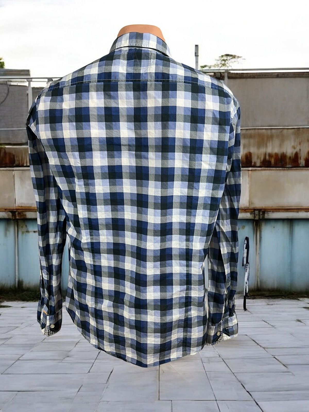 Hugo Boss Boss Orange checked shirt size M Size US M / EU 48-50 / 2 - 3 Thumbnail