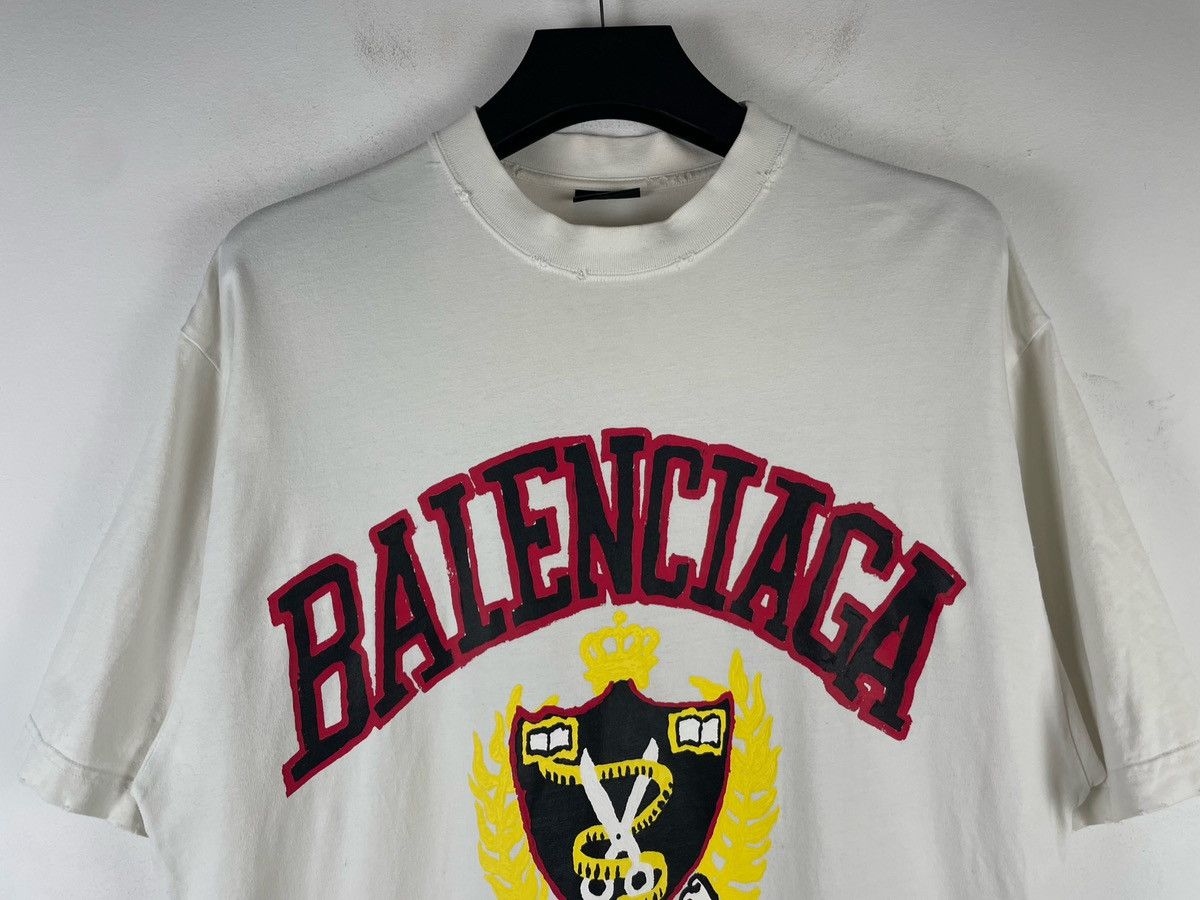 Balenciaga Baleciaga SS23 Scissors Destroy Short-Sleeves Tee Size US XS / EU 42 / 0 - 7 Thumbnail