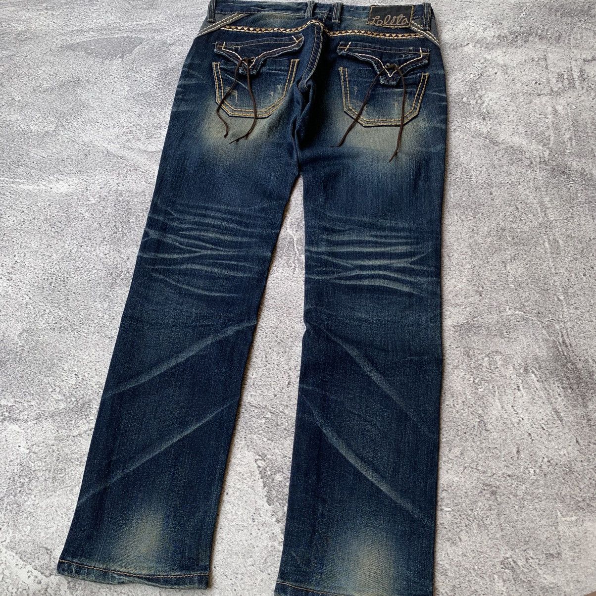 Le Grande Bleu (L.G.B.) Lolita Mudwash Clawmark Jeans Size US 31 - 9 Thumbnail
