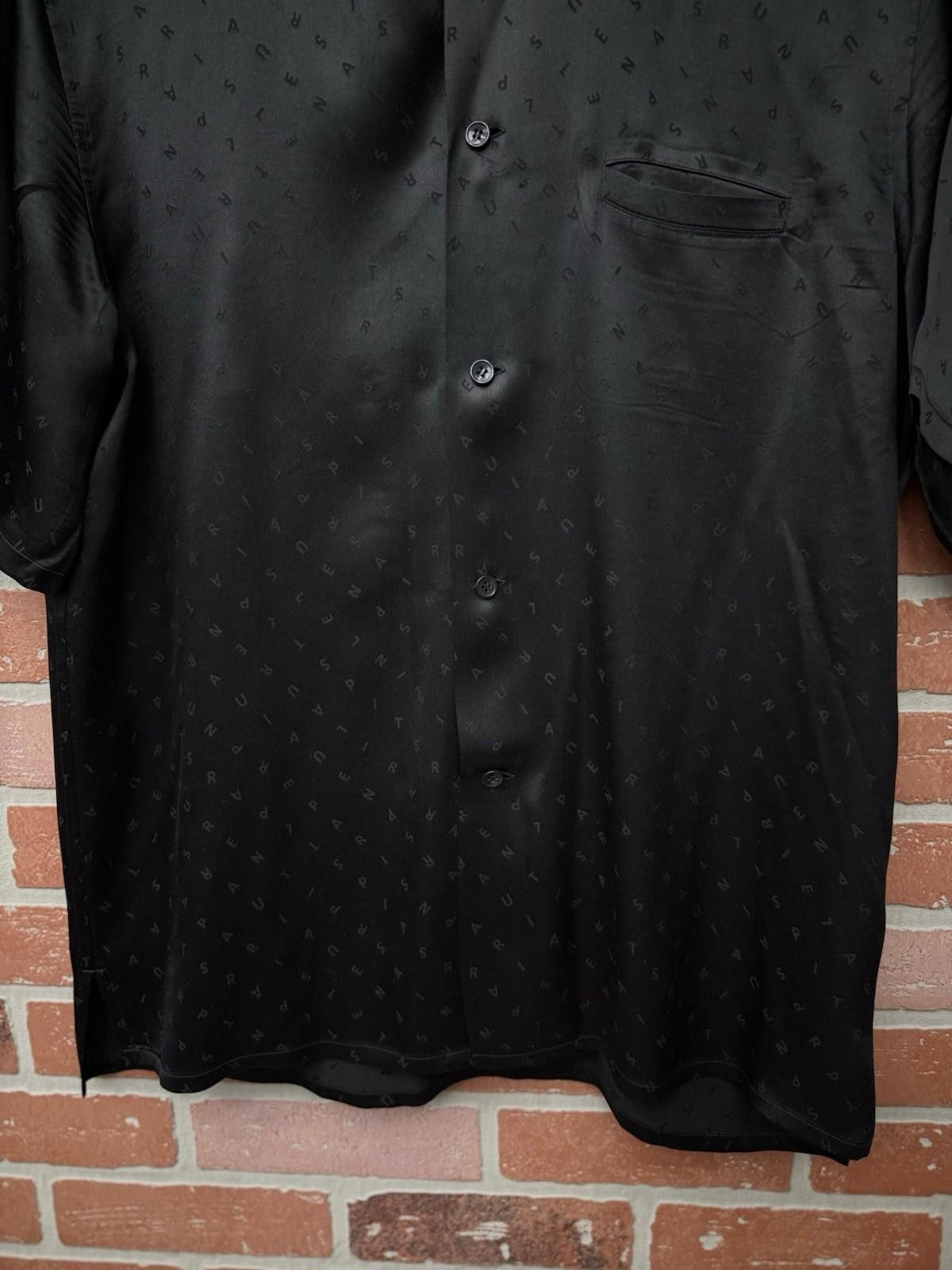 Saint Laurent Paris Saint Laurent Paris Collared Button Silk T-Shirt Size (40) Size US M / EU 48-50 / 2 - 3 Thumbnail