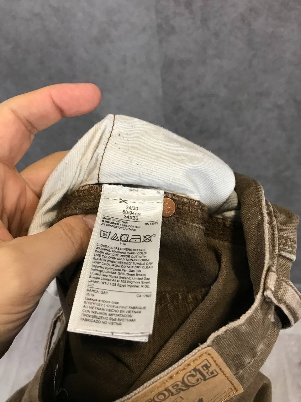 Gap Gap worker brown jeans Size US 34 / EU 50 - 9 Thumbnail