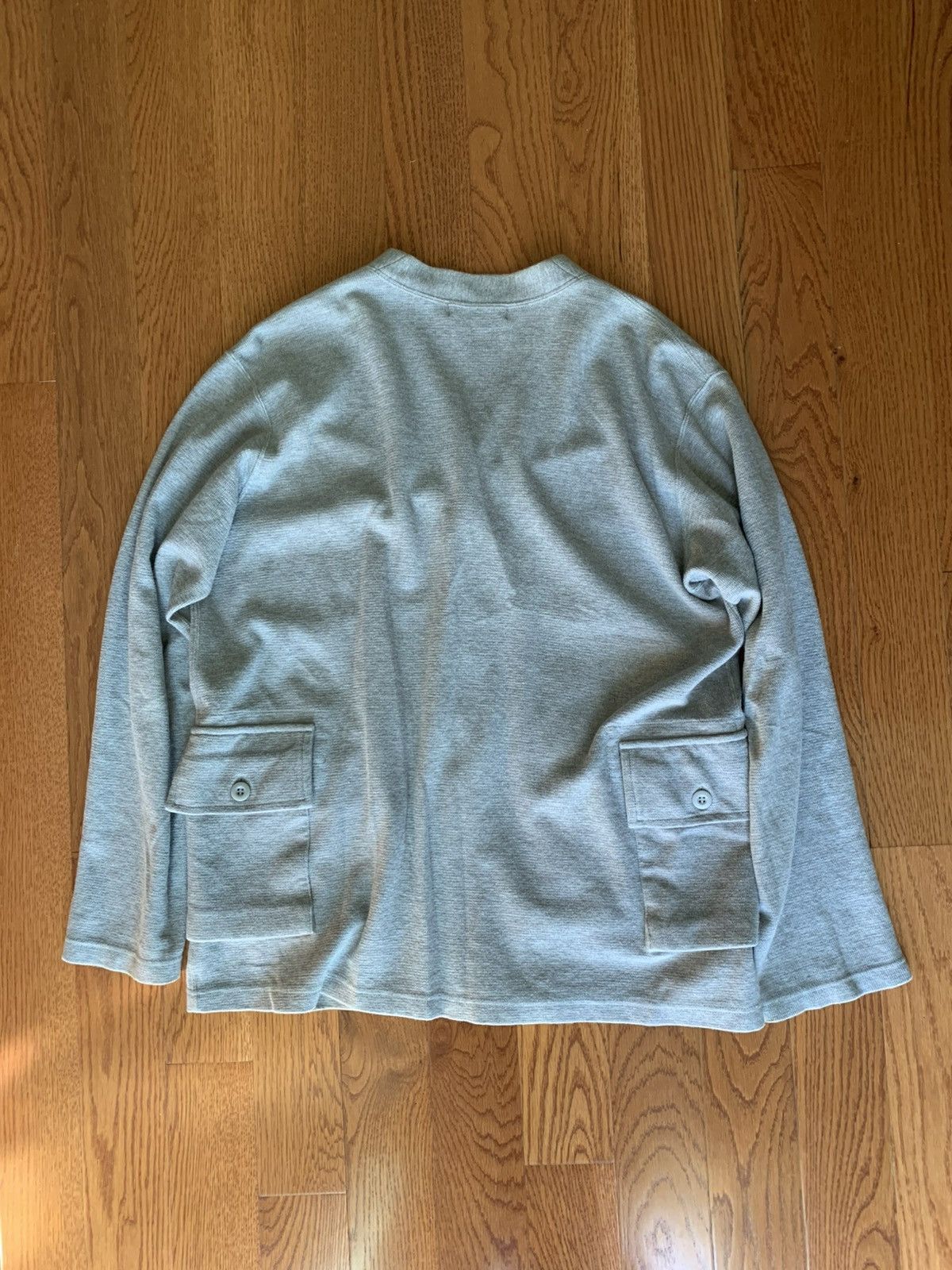 Comme des Garcons Homme Comme Des Garçons Homme Grey Double-Faced Cardigan Size US M / EU 48-50 / 2 - 2 Thumbnail