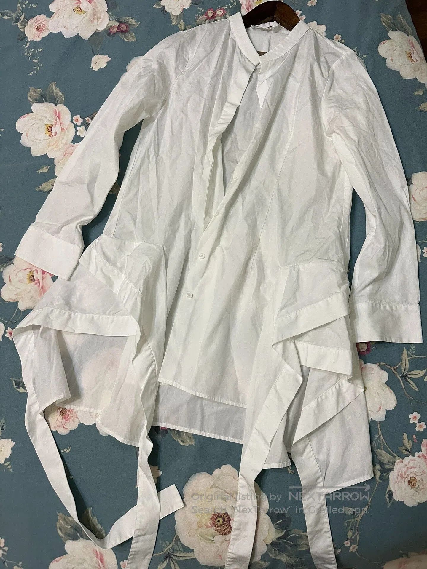 Jil Sander Jil Sander Long White Shirt. Size S / US 4 / IT 40 - 1 Thumbnail
