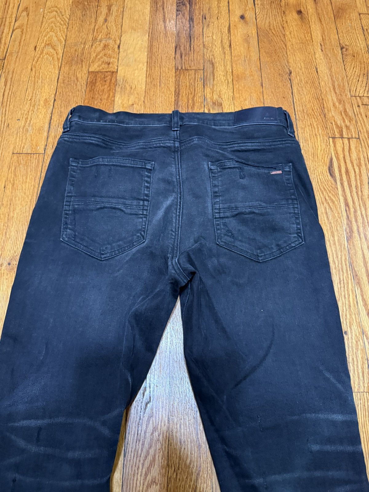 Amiri Amiri Mx1 Japanese Denim Black Size 33 Size US 33 - 5 Thumbnail