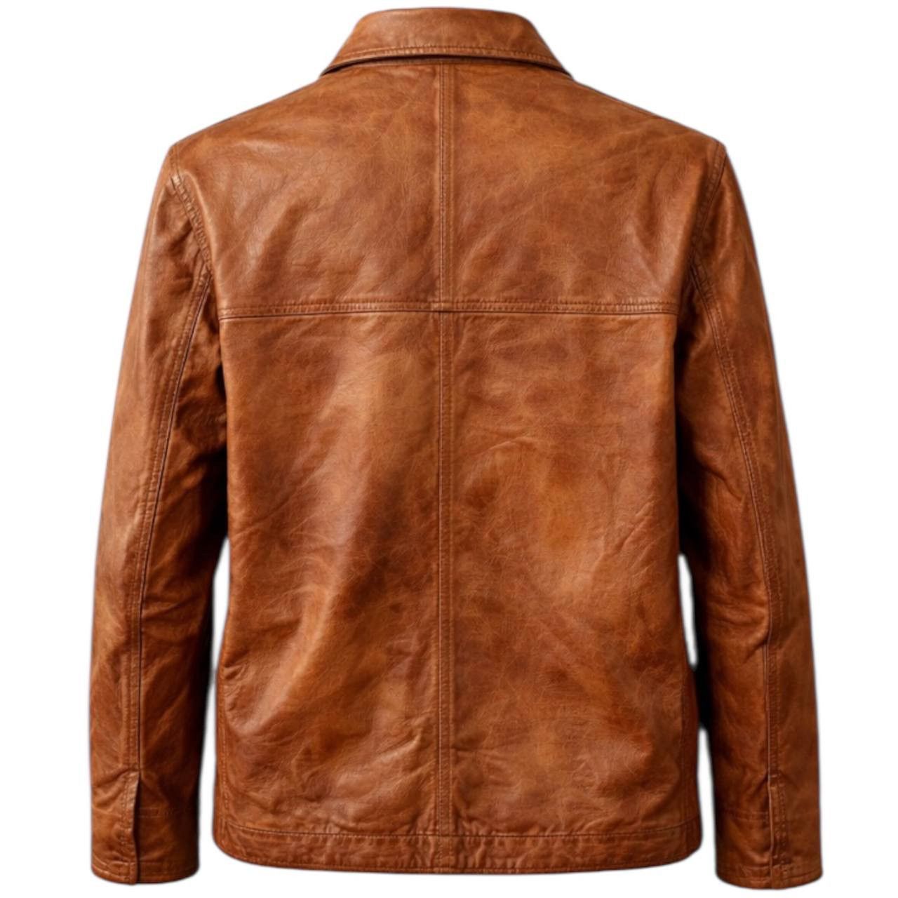Vintage AVIA TRIX USA CLASSIC AVIATOR BIKER RETRO LEATHER JACKET XL Size US XL / EU 56 / 4 - 2 Thumbnail