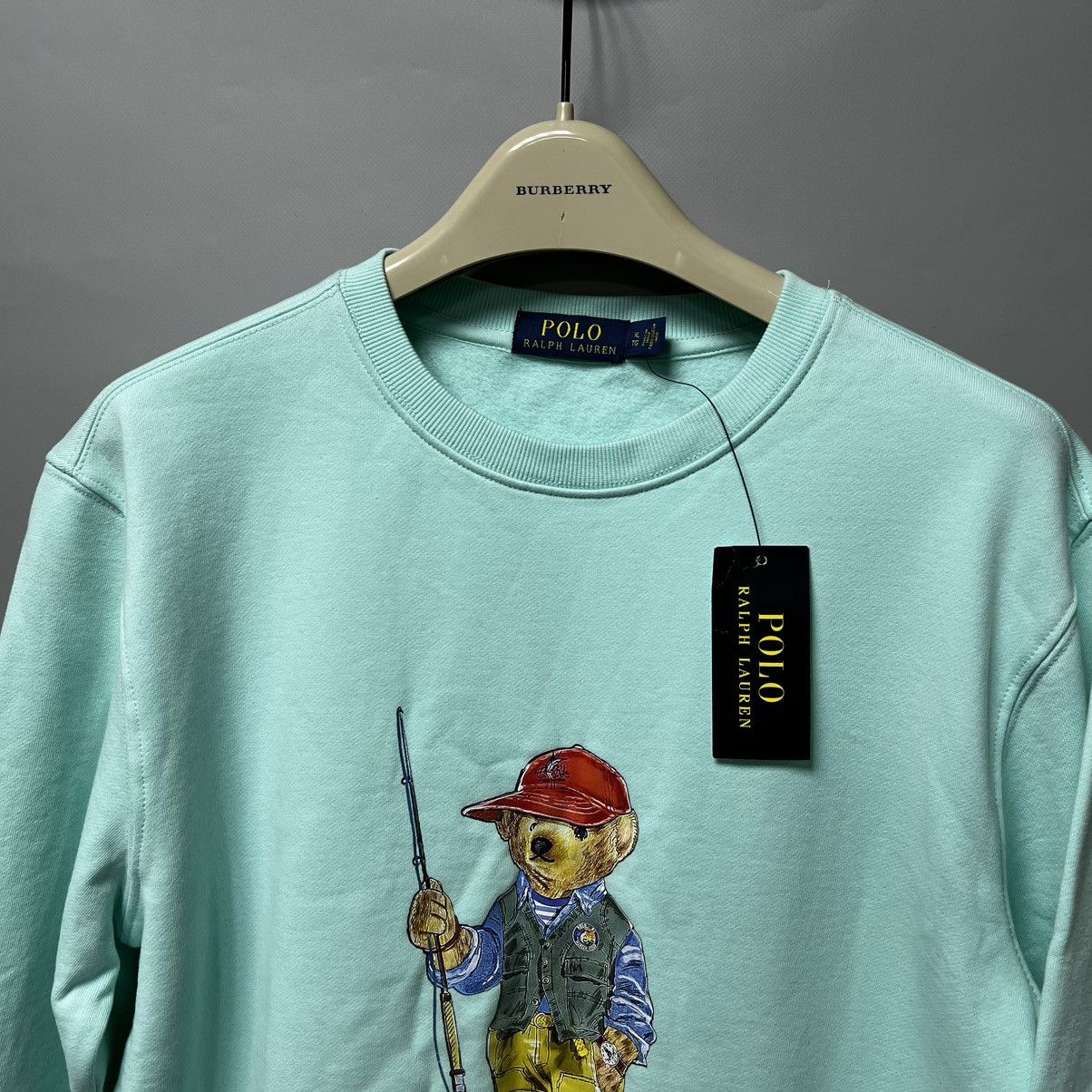 Polo Ralph Lauren Polo Ralph Lauren Fishing Bear Crew Neck Sweatshirt NEW NWT Size US XL / EU 56 / 4 - 3 Thumbnail
