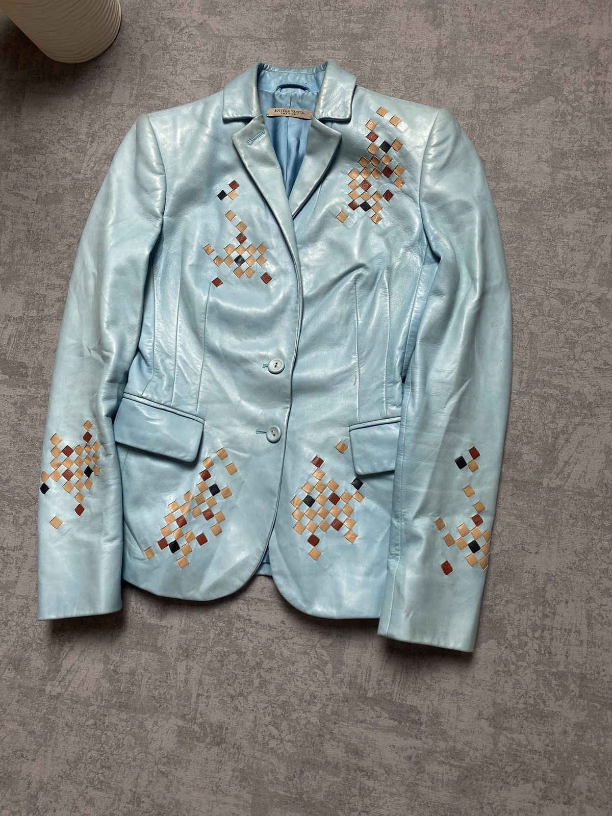 Bottega Veneta Bottega Veneta leather blazer Size S / US 4 / IT 40 - 4 Thumbnail