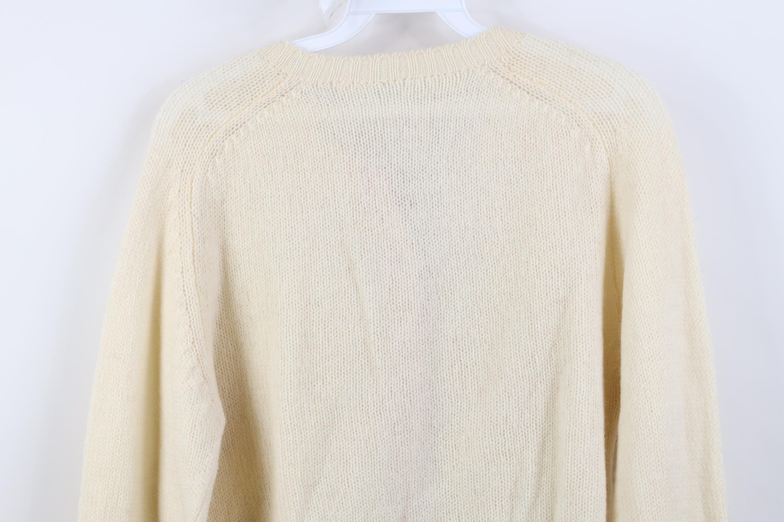 Vintage Vintage 50s 60s Rockabilly Wool Knit Cardigan Sweater USA Size M / US 6-8 / IT 42-44 - 9 Thumbnail
