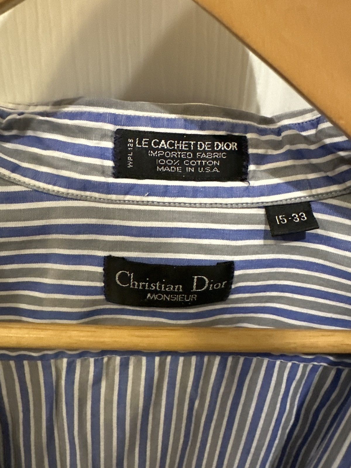 Dior Christian Dior Monsieur Short Sleeve Stripes Button Down Size US S / EU 44-46 / 1 - 4 Thumbnail