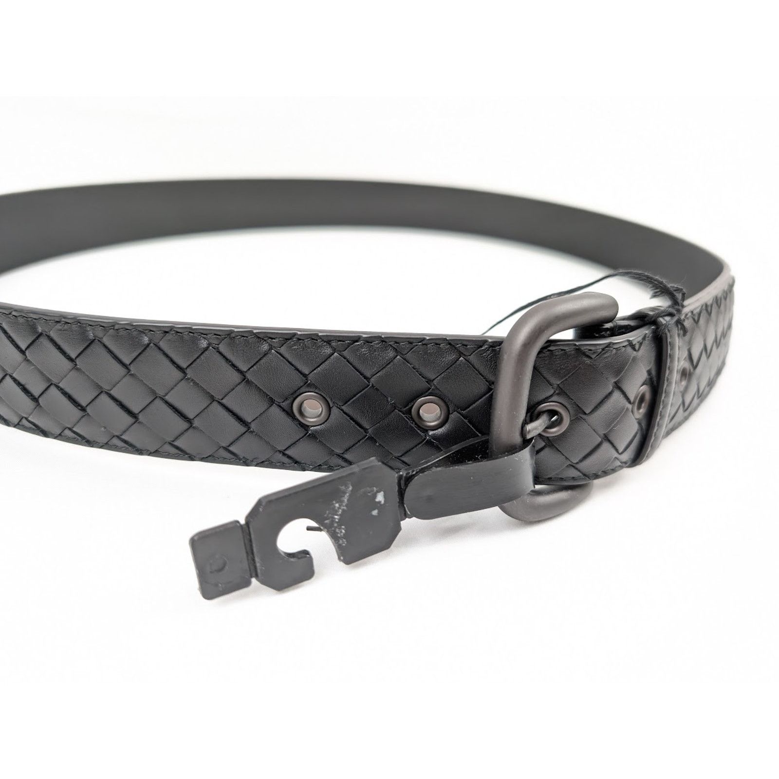Bottega Veneta o1rshd1 Size: 105 / Intrecciato Belt in Black Size 40 - 18 Thumbnail