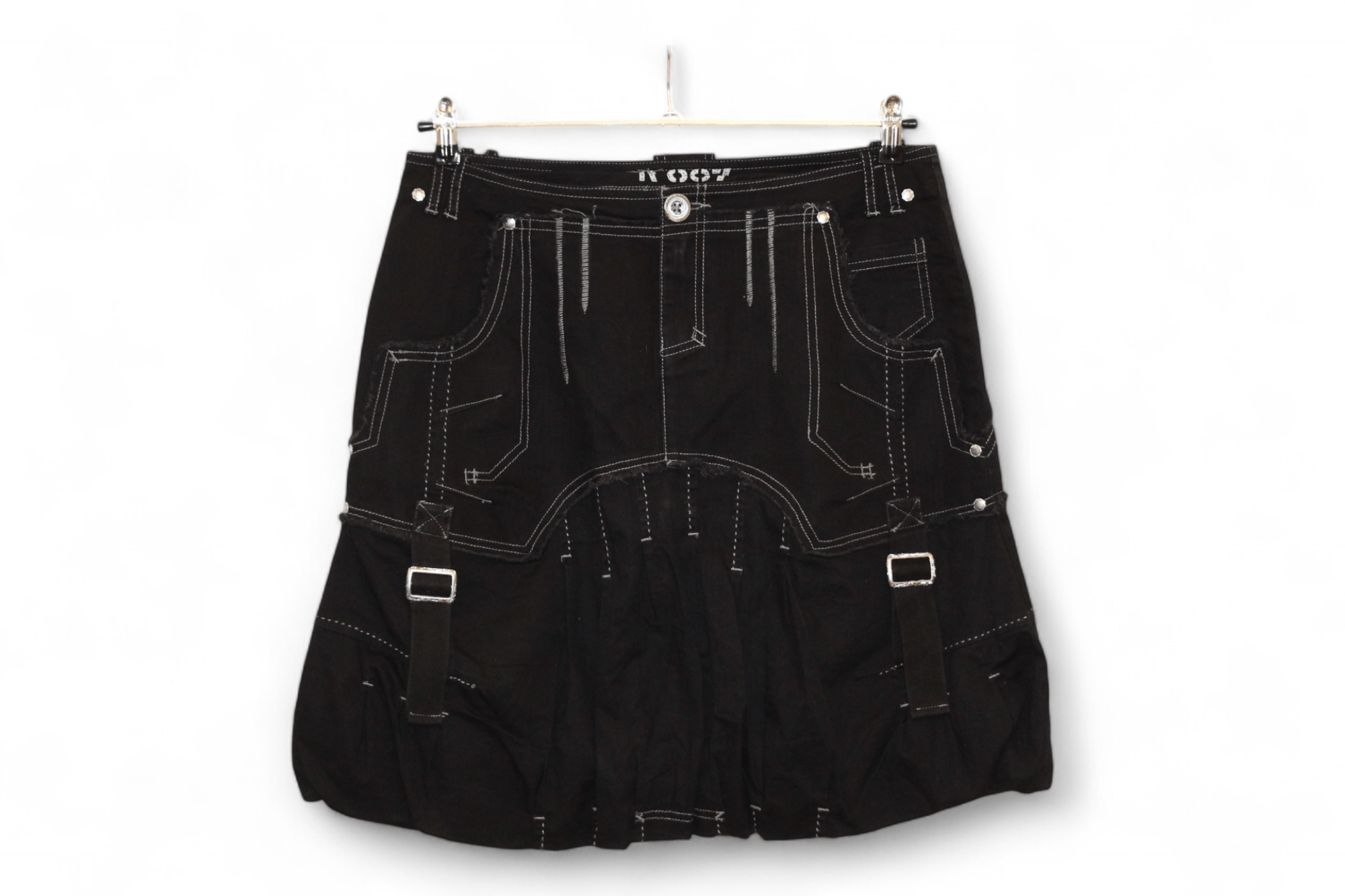 Other Vtg R-867 Seditionaries Design Cargro Balloon Denim Skirt Size 32" / US 10 / IT 46 - 11 Thumbnail