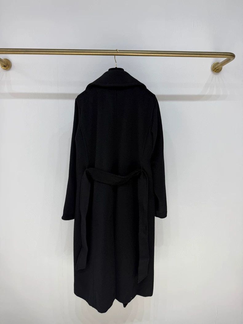 max mara Black 100% camel fleece coat