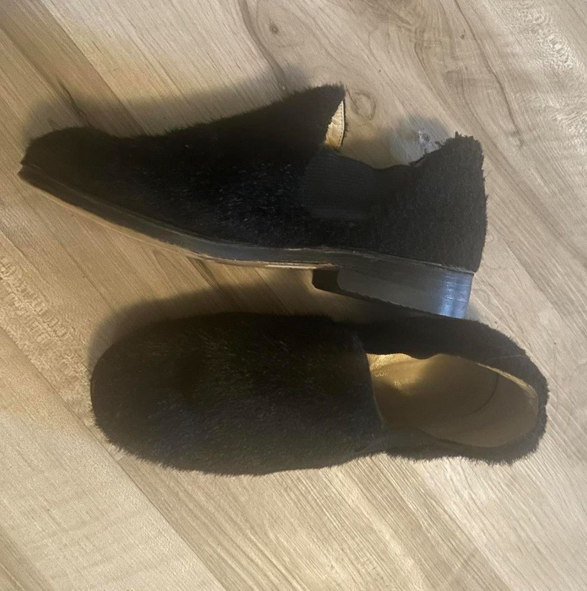 Comme des Garcons × Comme des Garcons Homme Plus Comme Des Garçon Homme Leather Fur Loafers Size US 7 / EU 40 - 2 Thumbnail