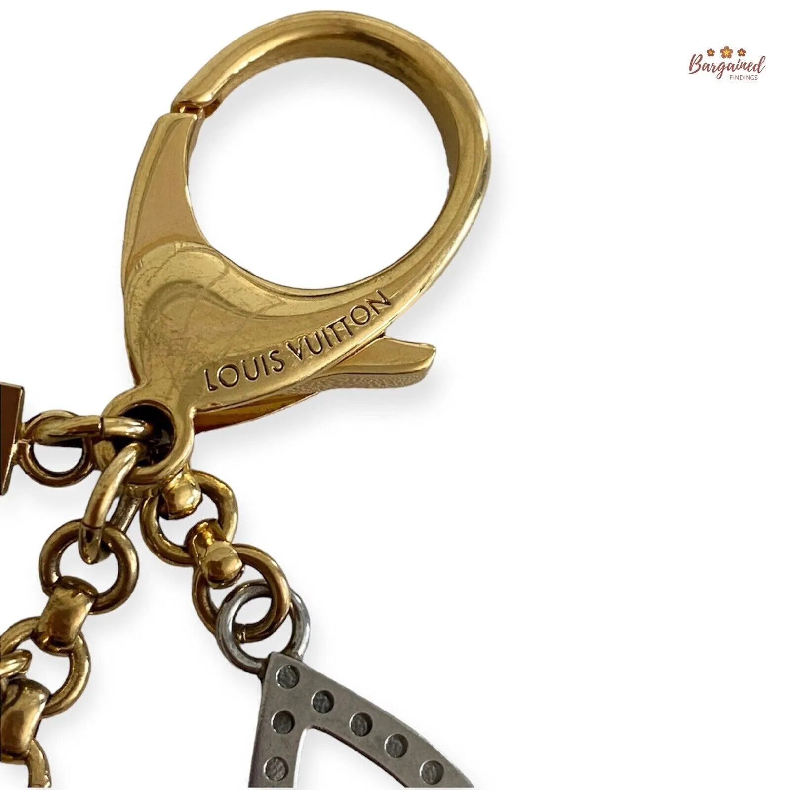 Louis Vuitton LOUIS VUITTON Goldtone Tapage Key Holder And Bag Charm Size ONE SIZE - 3 Thumbnail