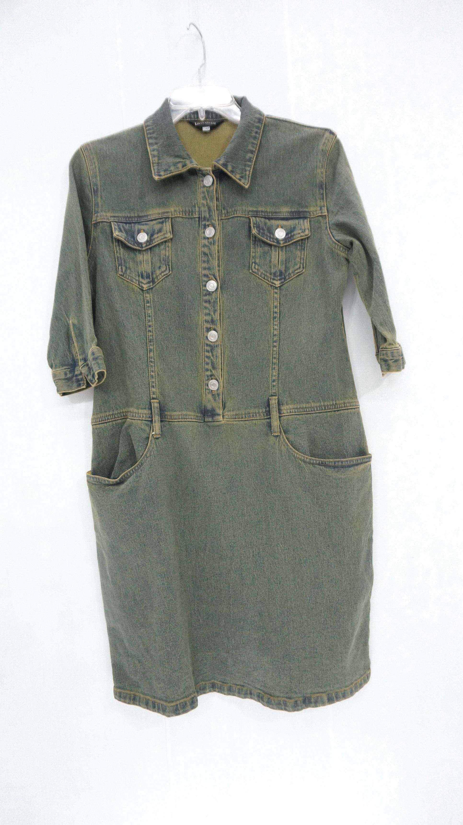 Hysteric Glamour Livre Claire Vintage Tint Denim Dress Size S / US 4 / IT 40 - 1 Thumbnail