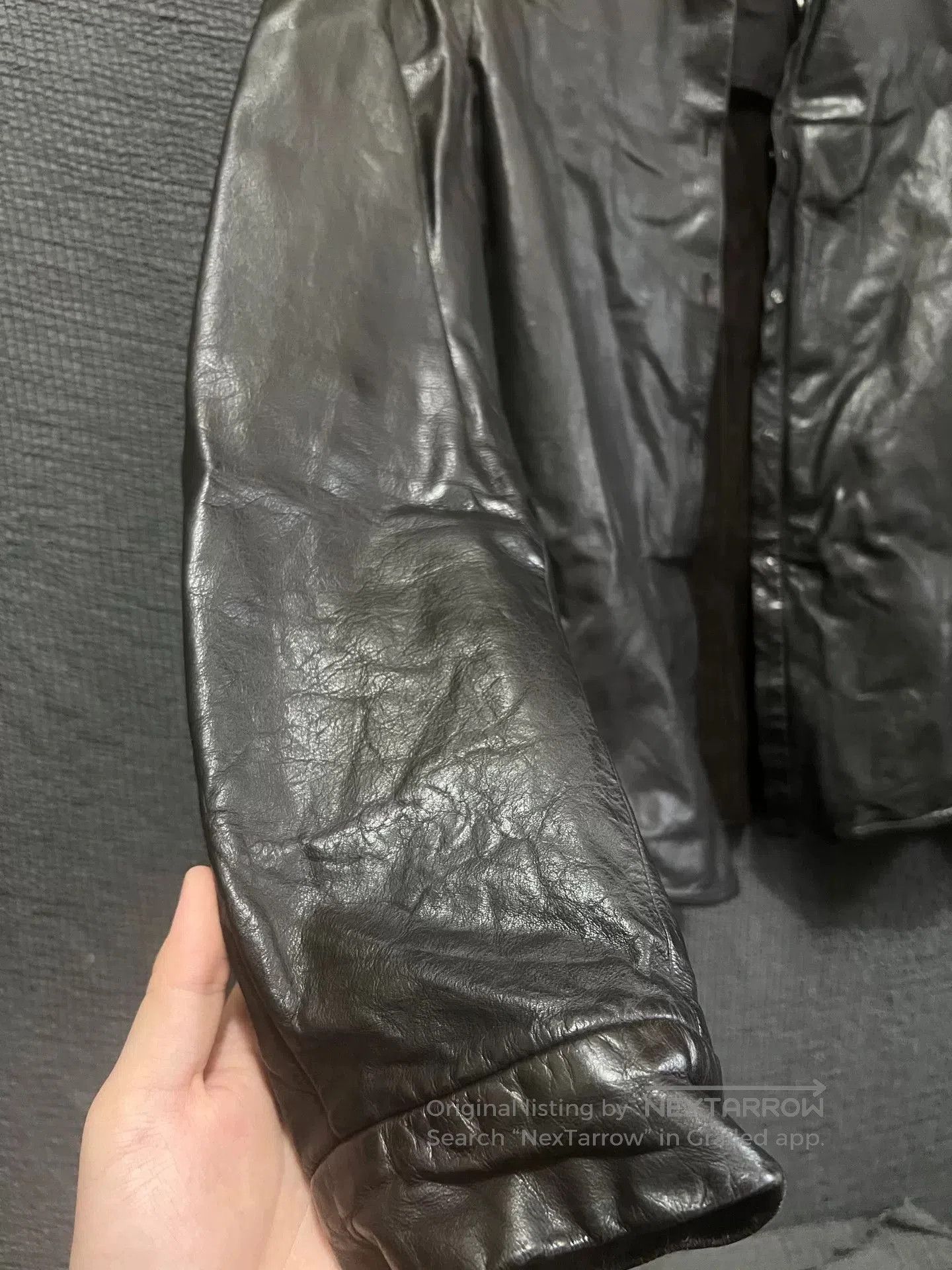 Carpe Diem Carpe Diem Black Leather Shirt Jacket. Size US M / EU 48-50 / 2 - 3 Thumbnail