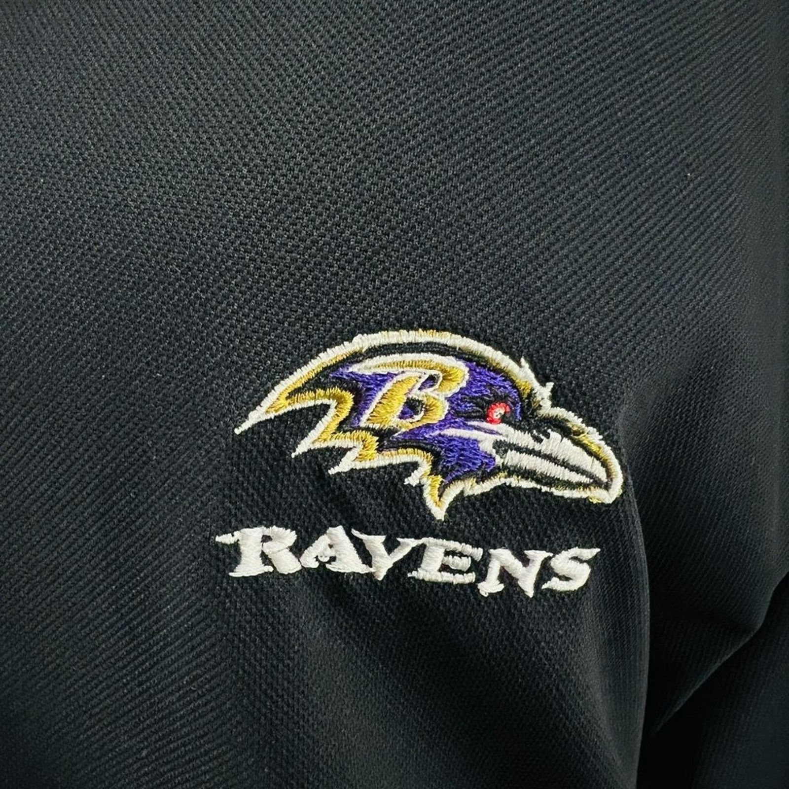 NFL NFL Polo Baltimore Ravens Black Embroidered Logo Xlarge Size US XL / EU 56 / 4 - 2 Thumbnail