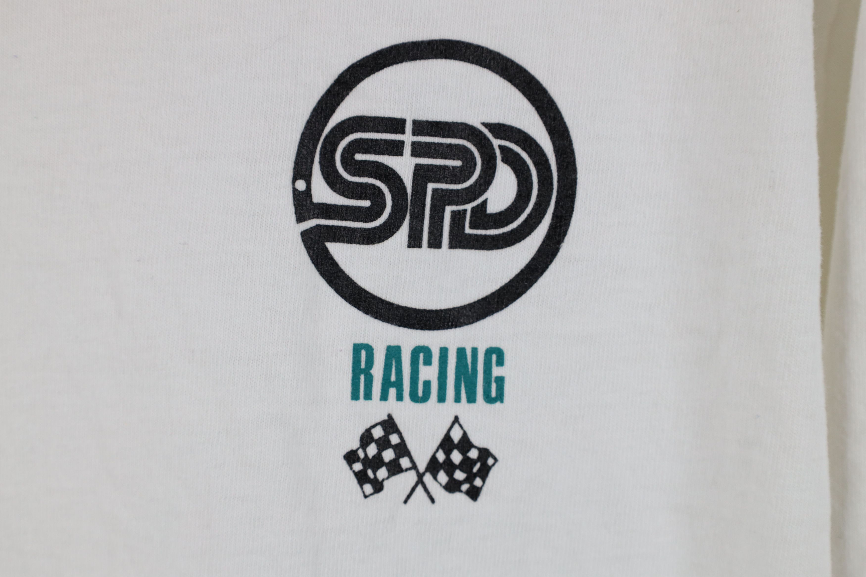 Vintage Vintage 90s Streetwear Power Racing SPD Long Sleeve T-Shirt Size US M / EU 48-50 / 2 - 5 Thumbnail