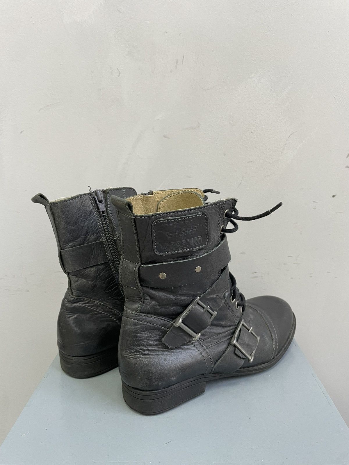 A.S.98 Avant garde high moto boots leather 90s A.S. 98 style Size US 7.5 / IT 37.5 - 5 Thumbnail