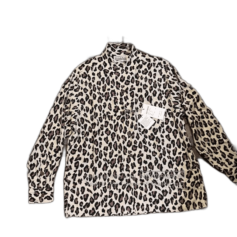 Sacai Wacko Maria Leopard Print Long Sleeve Shirt Size US M / EU 48-50 / 2 - 1 Thumbnail