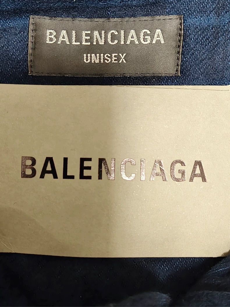 Balenciaga Balenciaga 23ss flannel plaid gradient hooded jacket-2506 Size US S / EU 44-46 / 1 - 4 Thumbnail