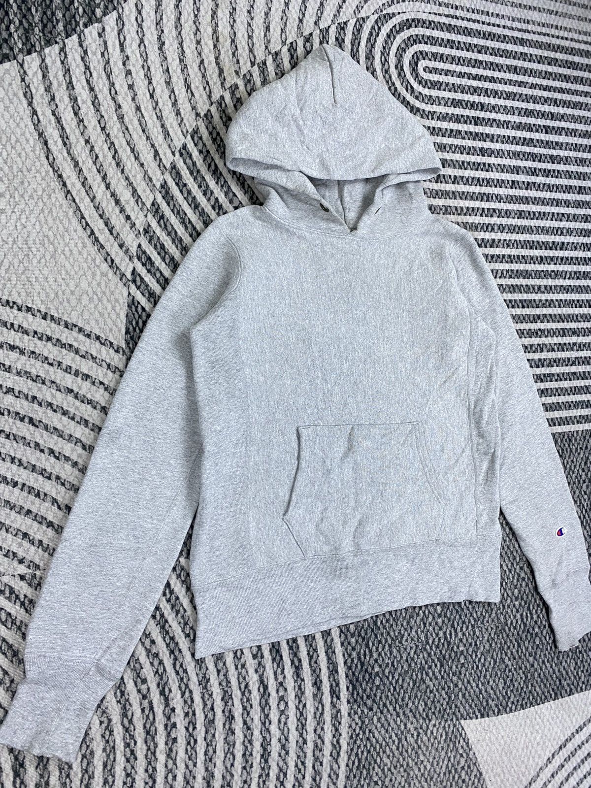 Champion 🔥Vintage Champion Reverse Weave Plain Gray Hoodie Size US S / EU 44-46 / 1 - 3 Thumbnail