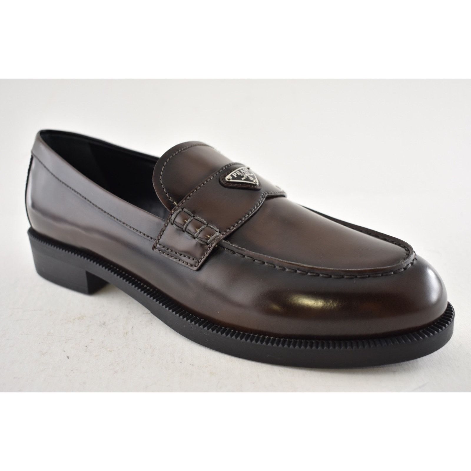 Prada Prada Bruciato Brown Calfskin Leather Loafer Creeper Size US 11.5 / IT 41.5 - 6 Thumbnail