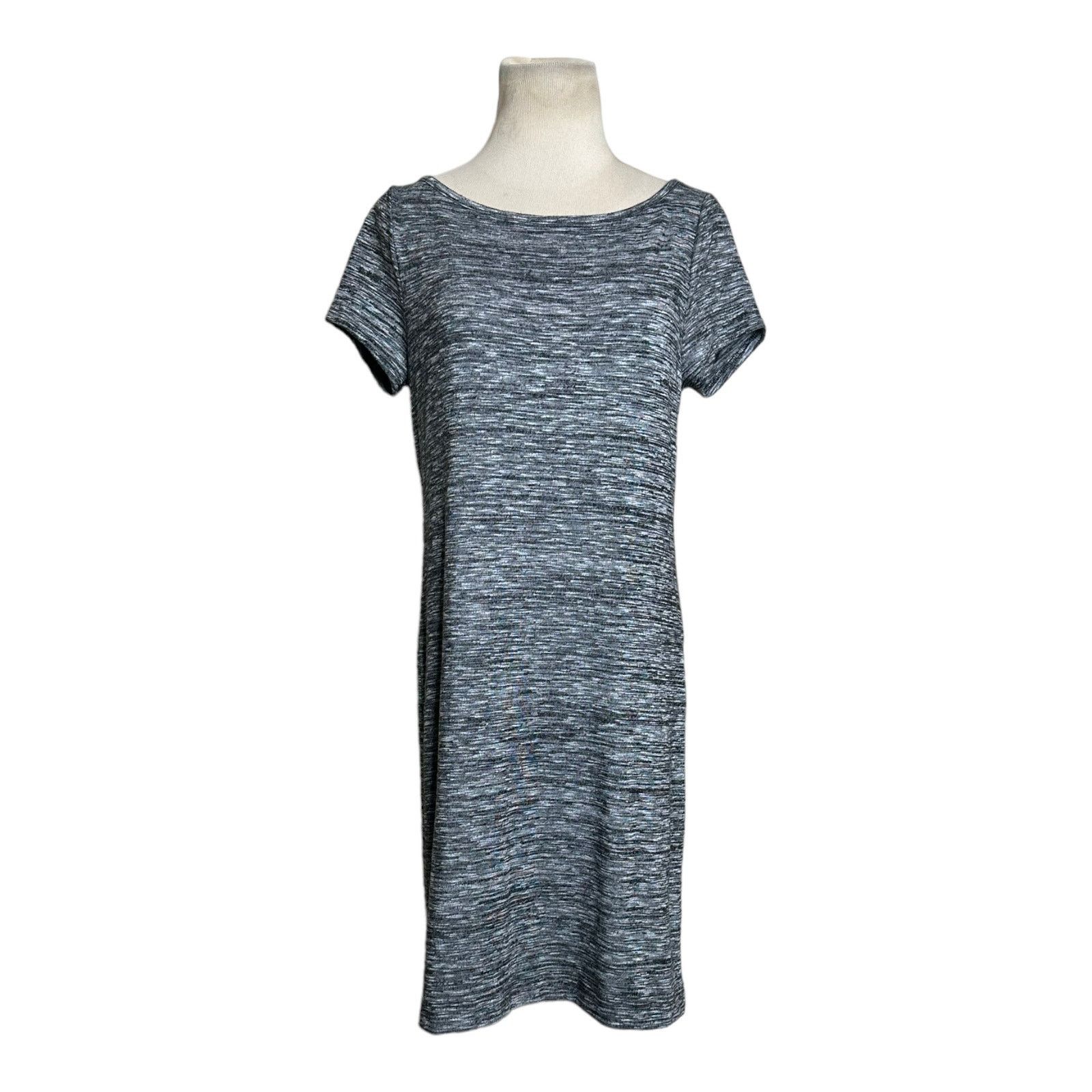 Loft Loft gray marbled mini T Shirt dress size Small Size S / US 4 / IT 40 - 1 Thumbnail