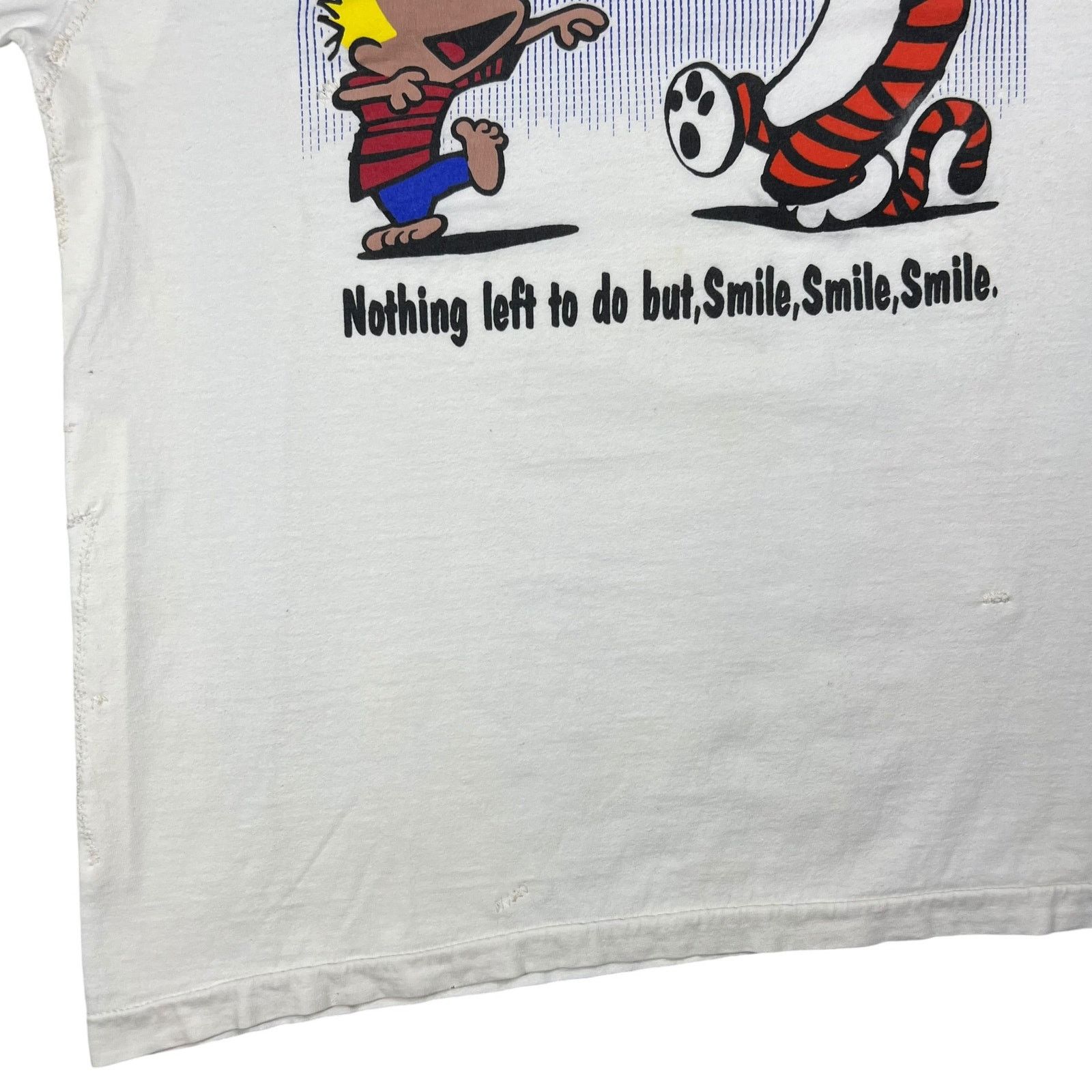 Band Tees × Grateful Dead × Vintage 1990s Grateful Dead Calvin & Hobbes He’s Gone band tee Size US XL / EU 56 / 4 - 3 Thumbnail
