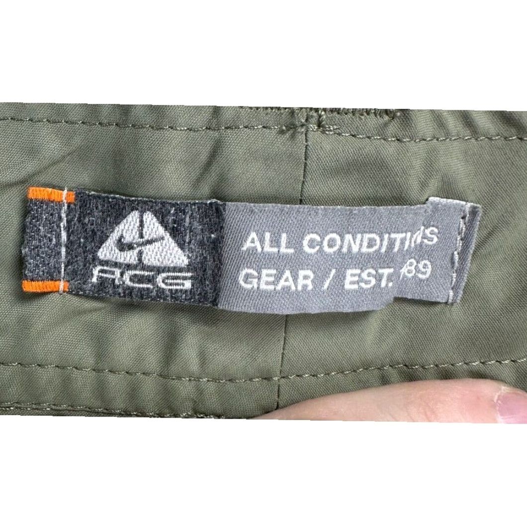 Nike ACG Nike ACG Pants Womens 10 Green Convertible Hiking Hiker Trails Mid Rise Ladies Size 32" / US 10 / IT 46 - 3 Thumbnail