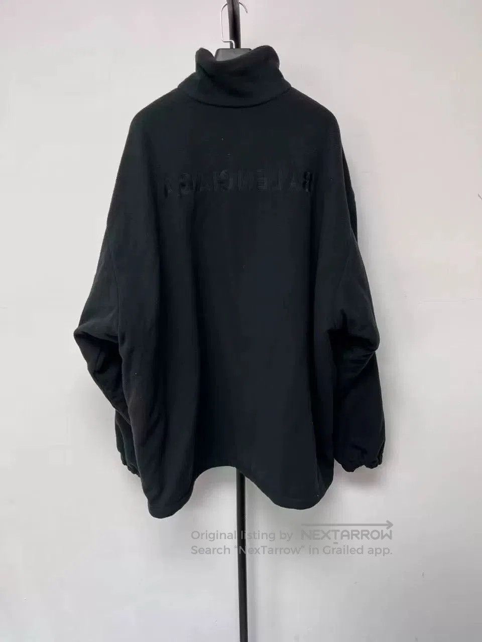 Balenciaga Balenciaga Men's Solid High-Neck Zip Jacket. Size US S / EU 44-46 / 1 - 1 Thumbnail