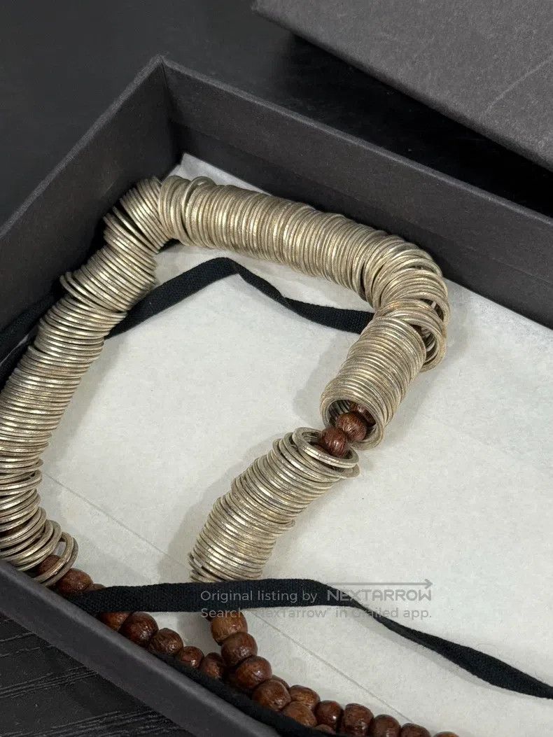 Ann Demeulemeester Ann Demeulemeester ring wooden beaded necklace Size ONE SIZE - 2 Thumbnail