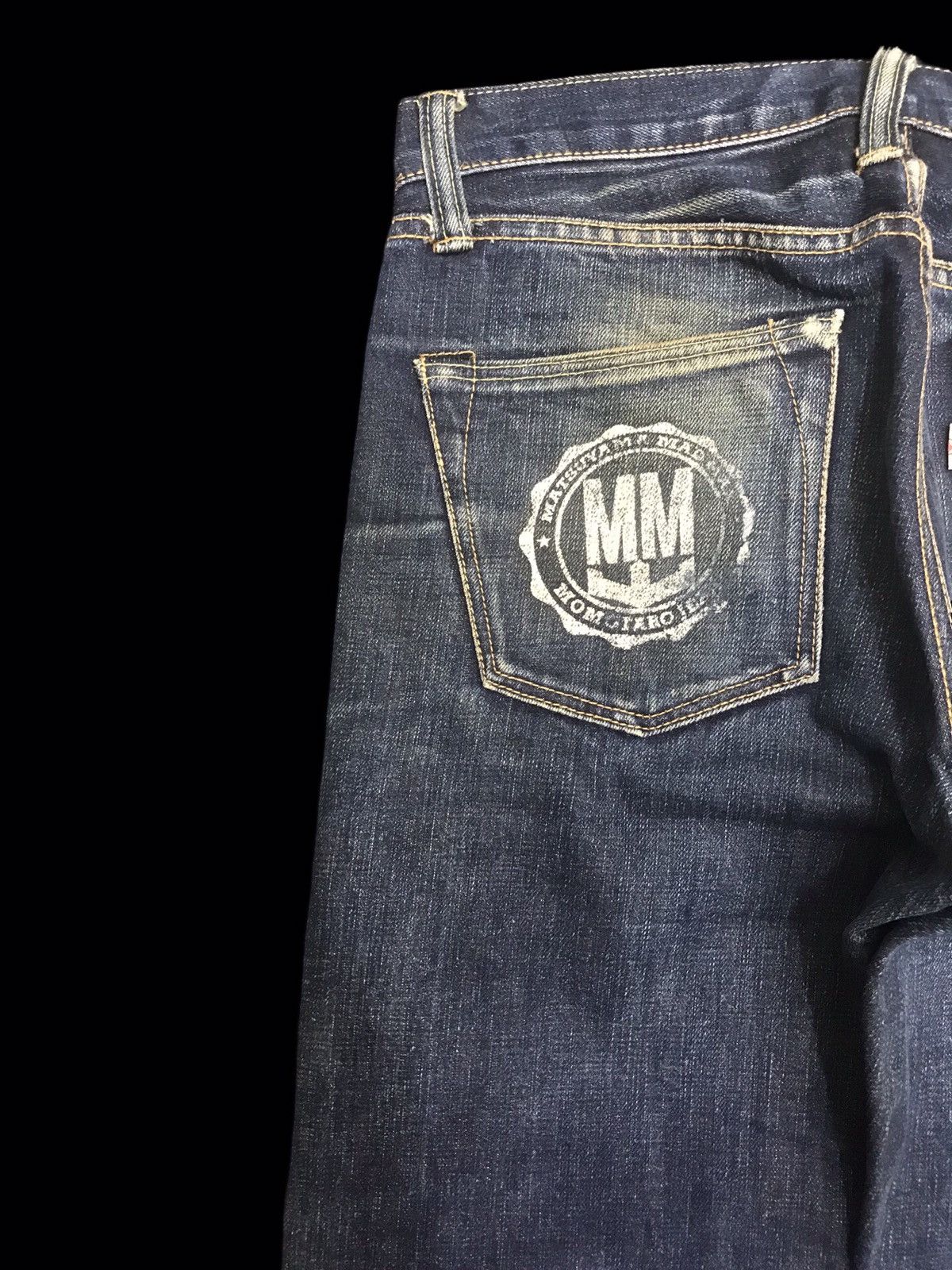 Japanese Brand 💥RAW DENIM💥MOMOTARO Heavyweight Selvedge Biker Denim F110 Size US 30 / EU 46 - 11 Thumbnail