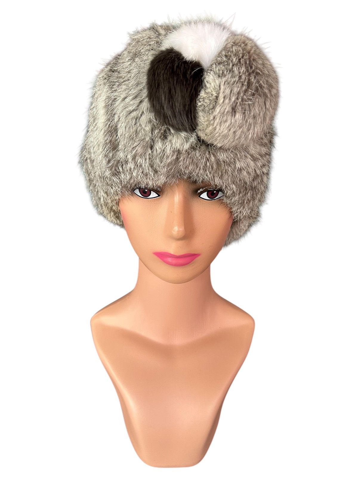 Japanese Brand × Kapital × Vintage Japanese Russia Style Hairy Fur big Beanie Hats ☠️☠️ Size ONE SIZE - 1 Thumbnail