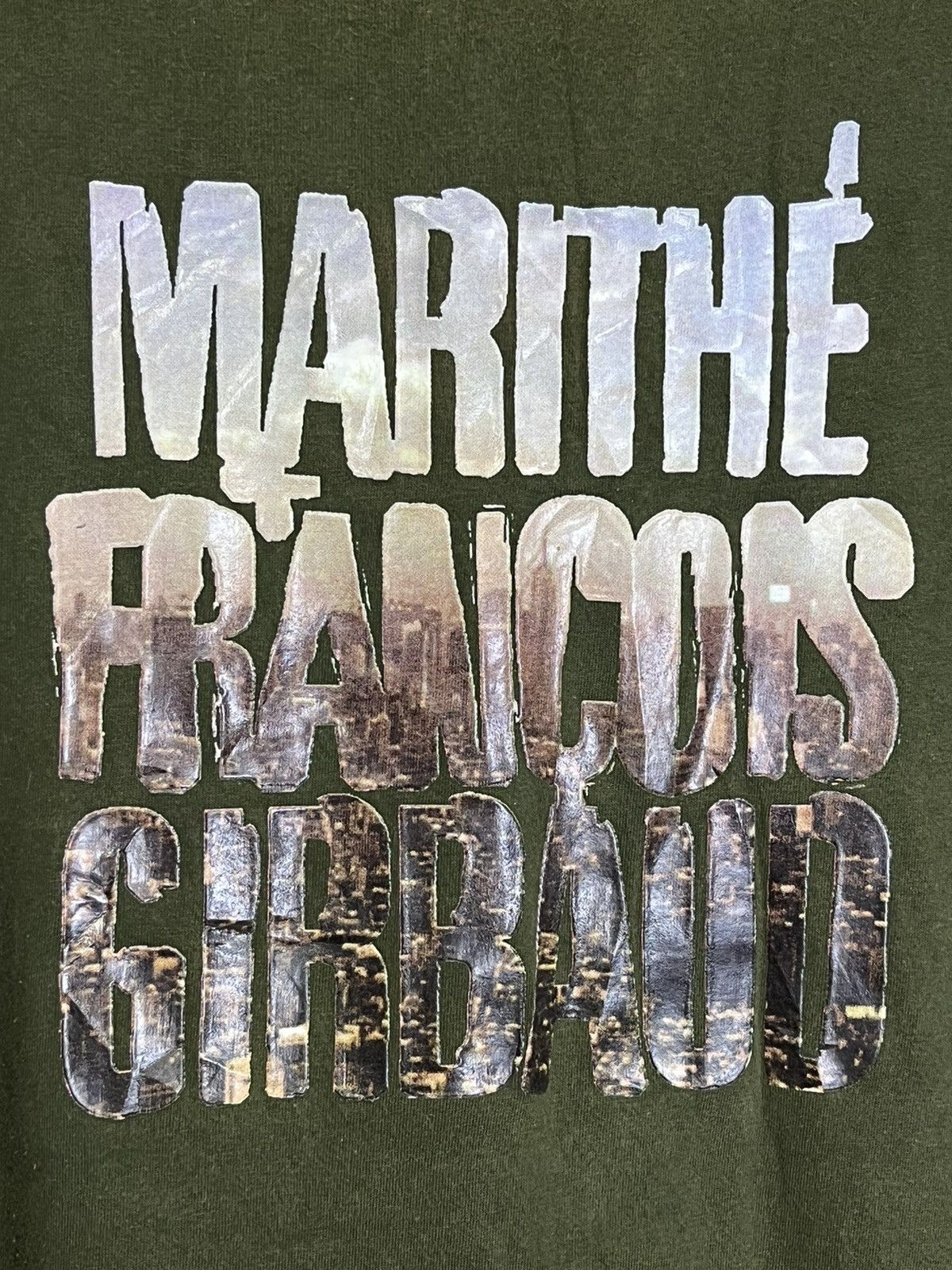 Marithe + Francois Girbaud SUNFADED🔥MARITHE FRANCOIS GIRBAUD SPELL OUT TEE SHIRT Size US XXL / EU 58 / 5 - 3 Thumbnail