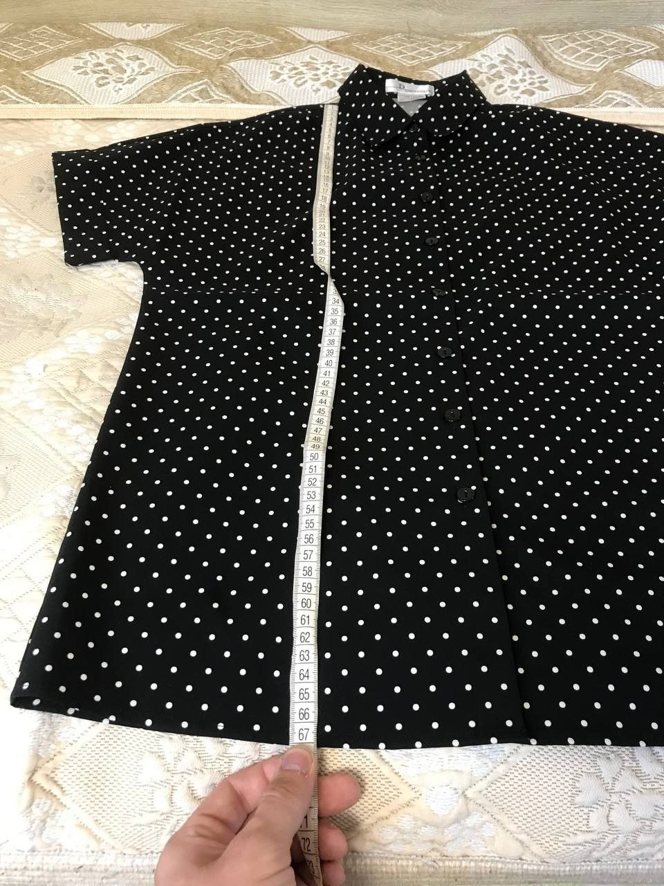 Dior 🔥 2022 Dior Uniforms Polka Button Shirt Blouse Tank Top Size S / US 4 / IT 40 - 9 Thumbnail
