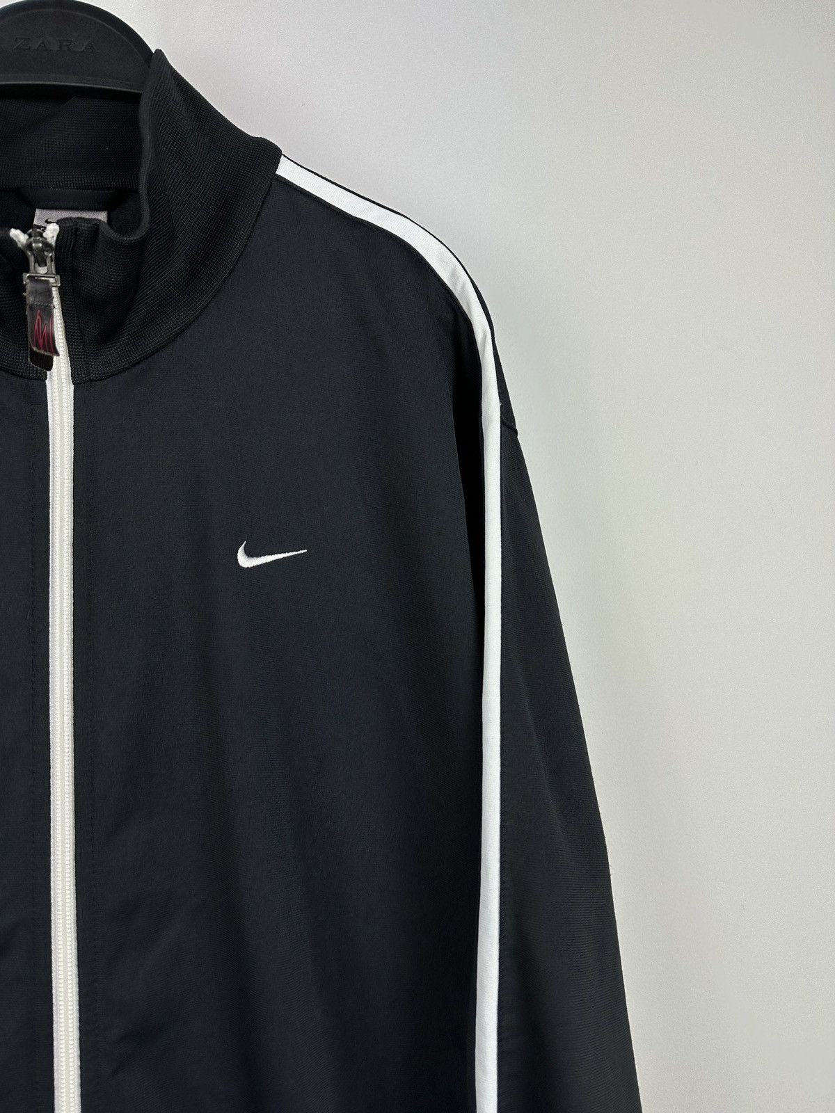 Nike × Vintage Vintage Y2K Nike Drill Big Logo Track Top Size US L / EU 52-54 / 3 - 3 Thumbnail