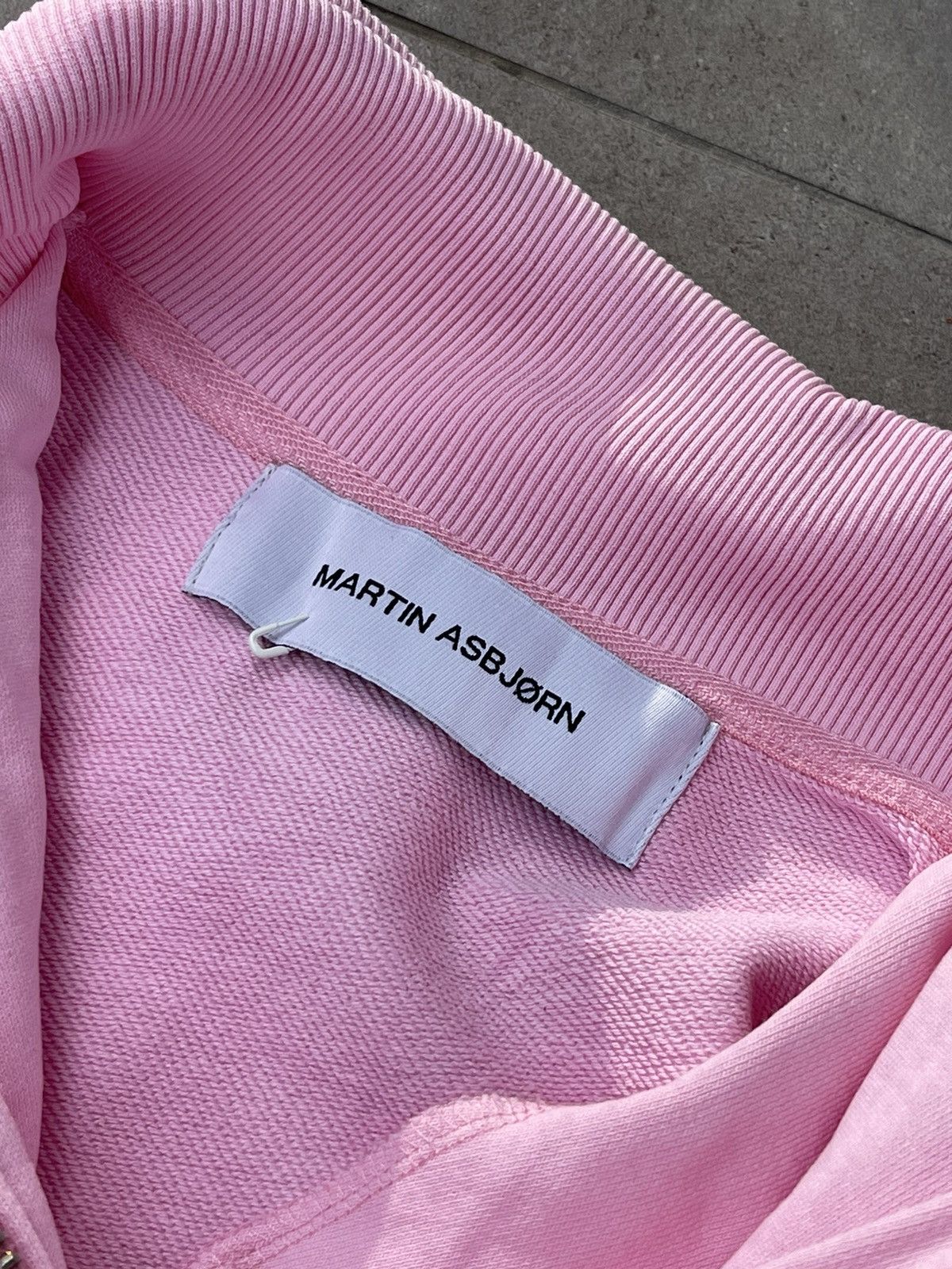 Martin Asbjorn Martin Asbjorn Logo Pink Half Zip Crewneck Size US M / EU 48-50 / 2 - 17 Thumbnail