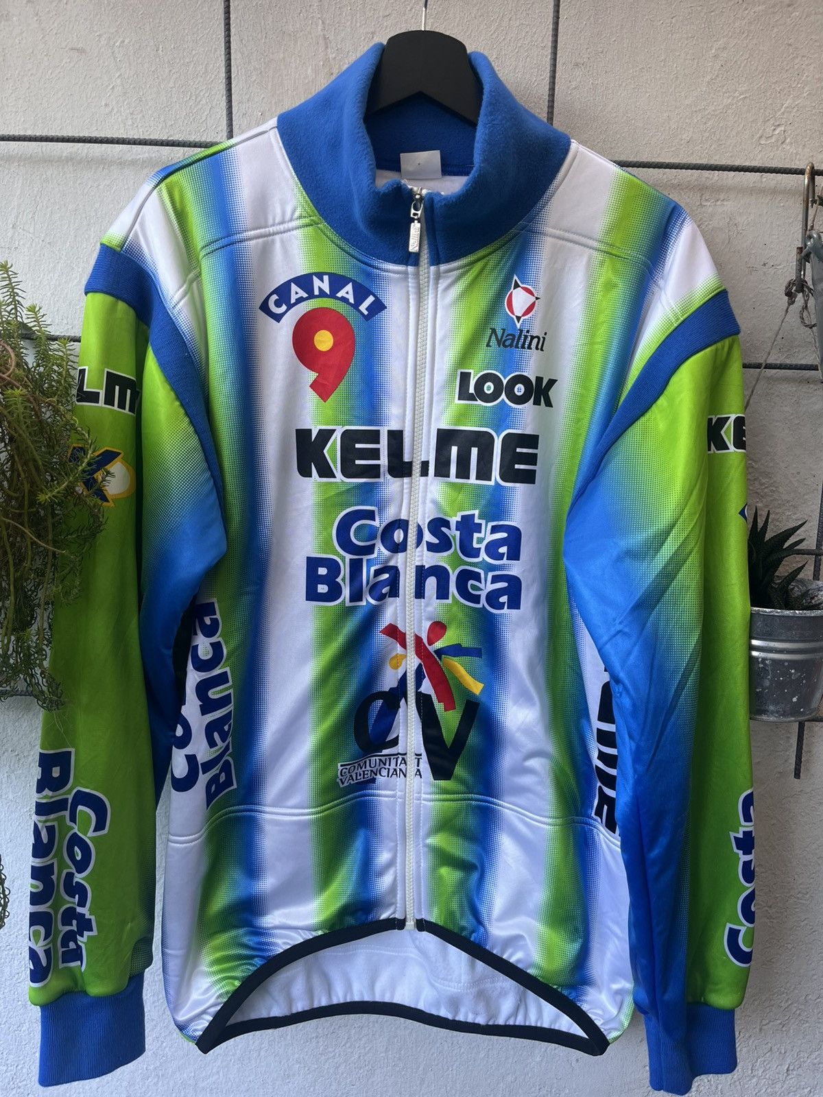 Other Nalini x Team Kelme Spain Vintage Fleece Bomber Jacket Size US XL / EU 56 / 4 - 2 Thumbnail