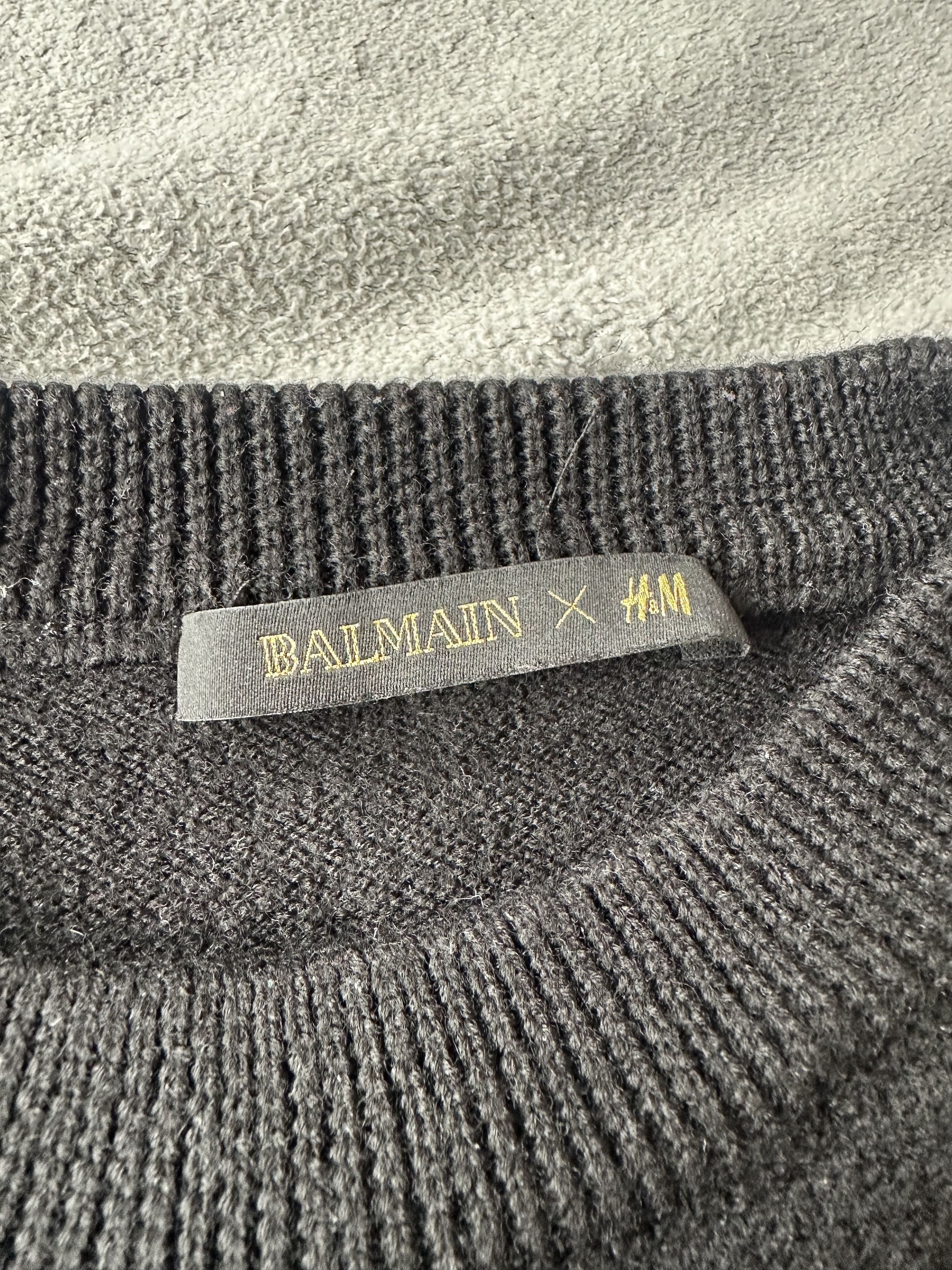 Balmain × H&M Balmain x H&M Embroidered Military Sweater Logo Size US M / EU 48-50 / 2 - 4 Thumbnail