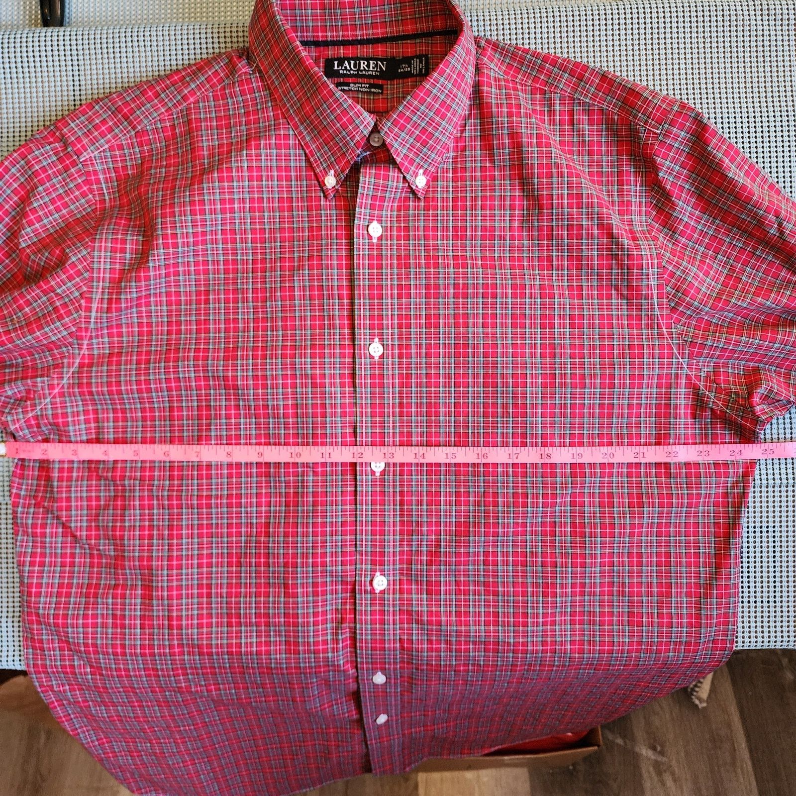 Ralph Lauren Men's Ralph Lauren Black Label Red Plaid Shirt 17 1/2 34/35 Size US XL / EU 56 / 4 - 6 Thumbnail
