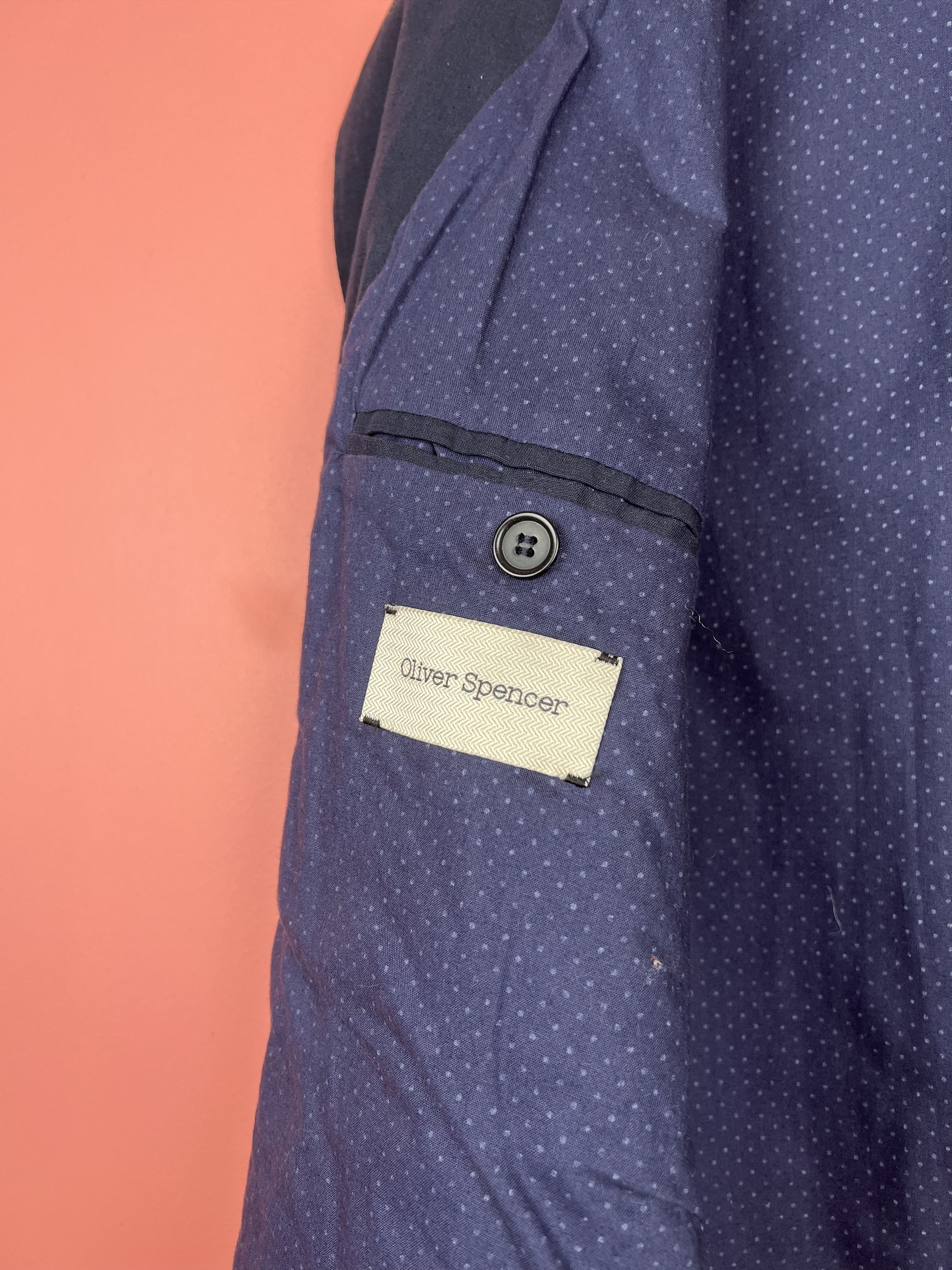 Oliver Spencer Oliver Spencer blazer blue jacket streetwear y2k avantgarde Size 44R - 6 Thumbnail