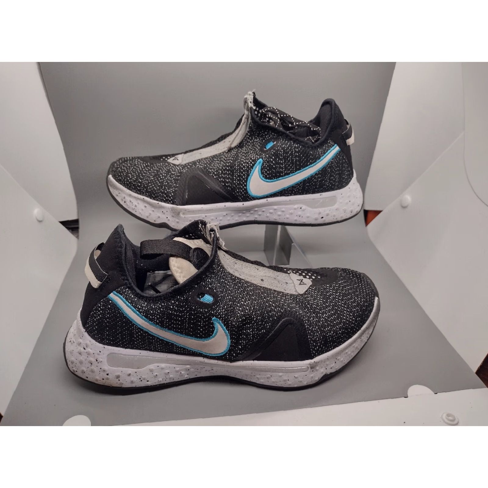 Nike Nike PG 4 Sneakers Men Basketball CD5079-004 2020 Colorful Black White Blue Grey Size 8 Size US 7 / EU 40 - 2 Thumbnail
