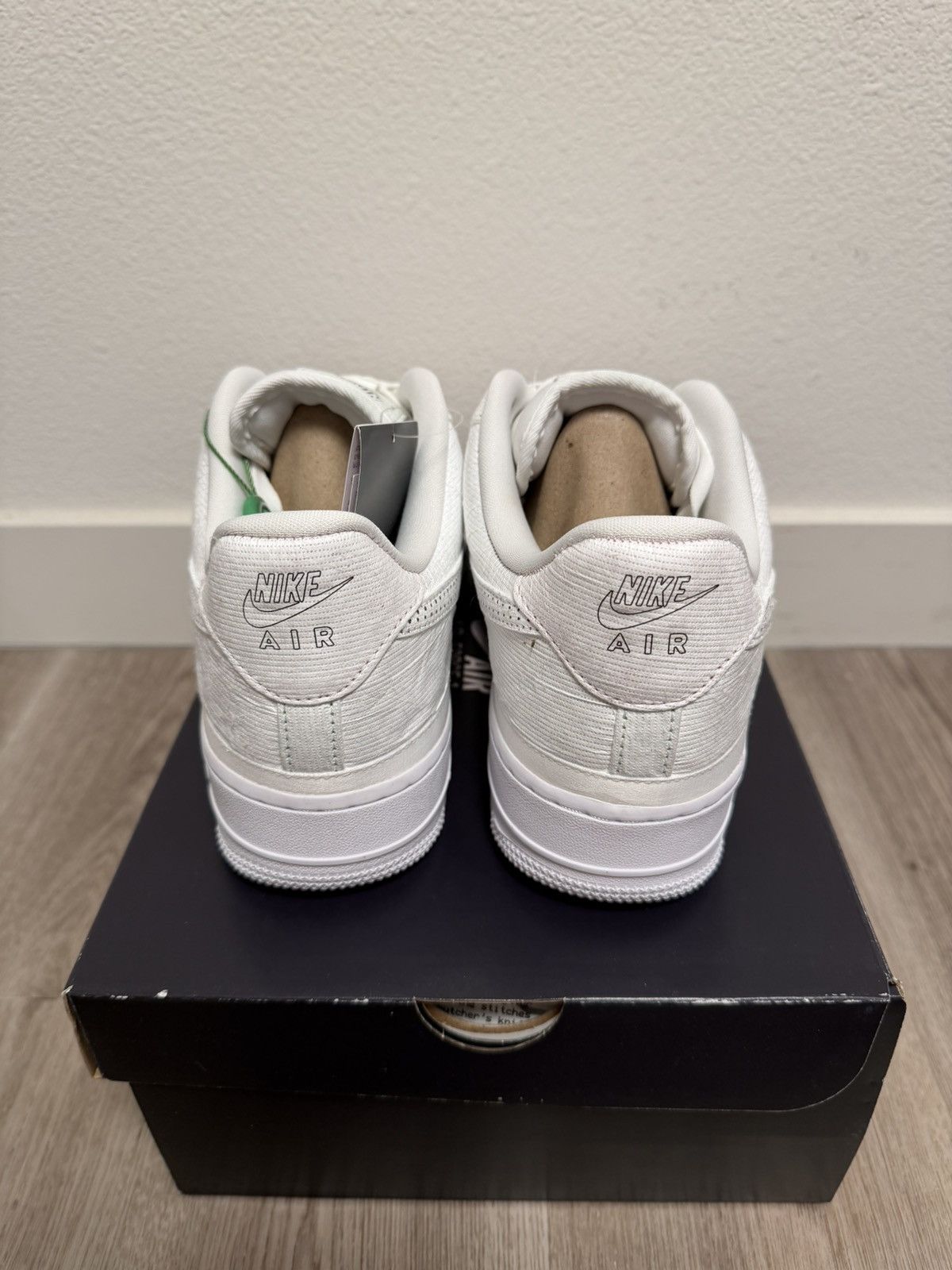 Nike Nike Off-White Canvas Sneakers Size US 12 / EU 45 - 4 Thumbnail