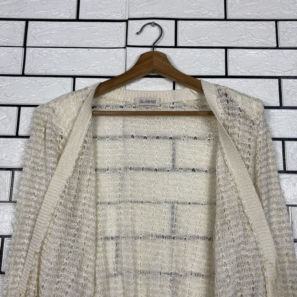 Japanese Brand Alamari Cropped Button Cardigan Issey Miyake Size US M / EU 48-50 / 2 - 15 Thumbnail