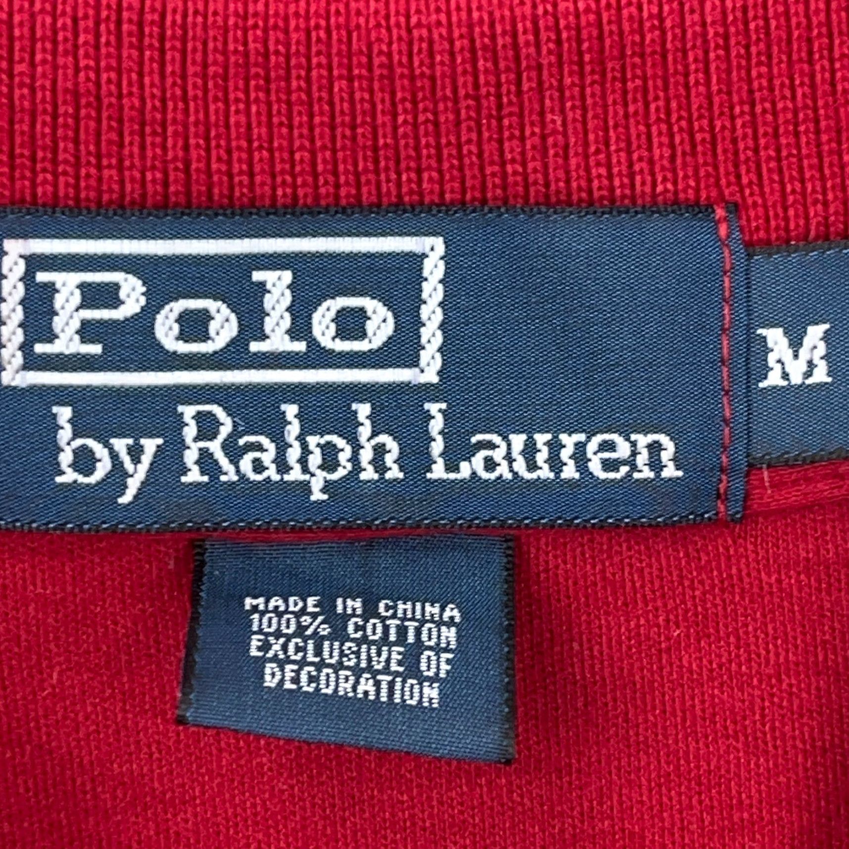 Polo Ralph Lauren Ralph Lauren Polo Shirt Men Medium Red Polo Shirt Polo Ralph Lauren Red Embroidered Logo Button Collar Long Sleeve Regular Fit Vintage No Size US M / EU 48-50 / 2 - 6 Thumbnail